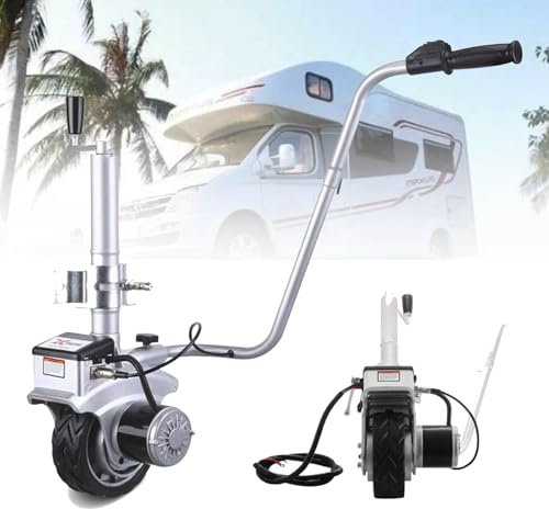EORNYHQMY Remorque Électrique Dolly, Poids Maximum De La Remorque 2270KG, Déménageur De Remorque Électrique, Kit De Chariot De Camping-Car, pour Remorque De Bateau De Caravane