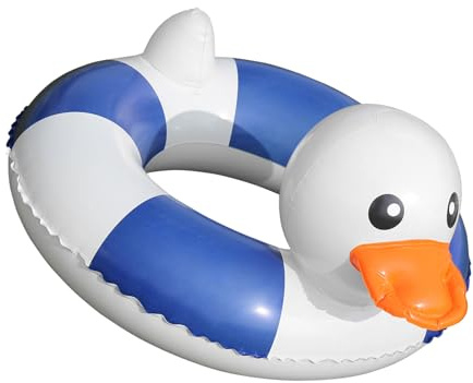 Anello da nuoto per bambini, anello da nuoto gonfiabile, per bambini, per piscina, nuoto, per bambini, a forma di anatra, per piscina