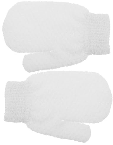 Gogogmee Guantes de Baño Exfoliante Corporal para Ducha Baño Guante Exfoliante de Manos para Hombres y Mujeres para Limpieza Gel de Ducha