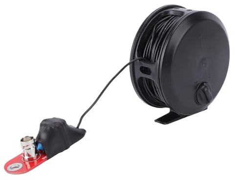 Generic Shortwave Reel Antenna, 3-30MHz Shortwave Radio Antenna, 4 Band 10m 15m 20m 40m Long Wire, Hand Crank Telescopic External Antennas, Inverted V Level Balun