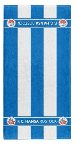 Hansa Rostock F.C Badetuch „Blockstreifen 70 x 180 cm