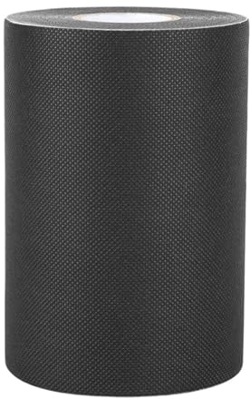 SHENJMAI Cinta Adhesiva para césped Artificial Cinta de césped sintético 150 mm x 10 m, Cinta Costura for Artificial, Adhesiva for, decoración jardín, Verde/Negro(Black)