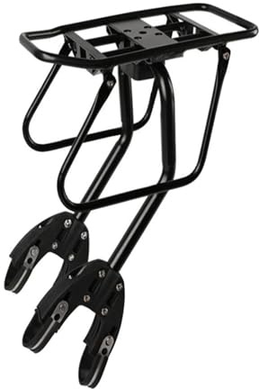 Harilla Fahrradgepäckträger für Mountainbikes, Mountainbike-Gepäckträger, Schnellverschluss, universeller hinterer Fahrradgepäckträger für MTB, Gravelbikes und Tourenräder, Stil b