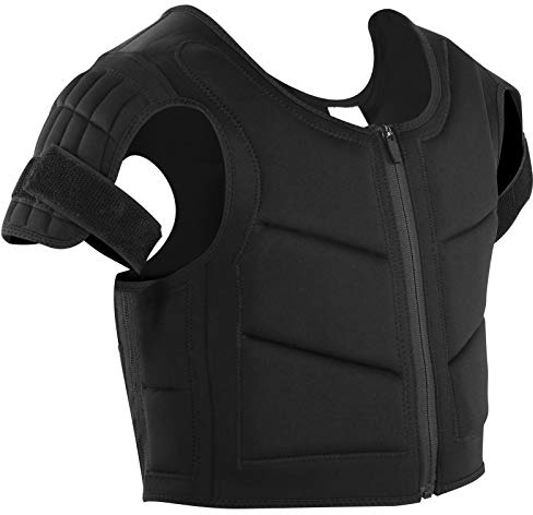 XoYixoYi PROPRO Barn skidåkning skridskoåkning kroppsskydd barn unisex sport mjuk ridväst jacka (XXS)