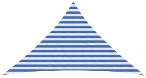 QJBSAVVA Vela Ombreggiante Triangolare 4x4x4 m HDPE Telo Ombra Giardino