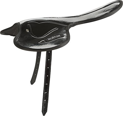 Norton 117700 Rexine Rennsattel, Unisex, Erwachsene, Schwarz, 38,1 cm