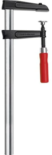 BESSEY Temperguss-Schraubknecht TKPN125BE | 1250 mm Spannweite | Verstärkte Bauweise sorgt für besonders hohe Stabilität und ermöglicht zuverlässiges Spannen großer Werkstücke