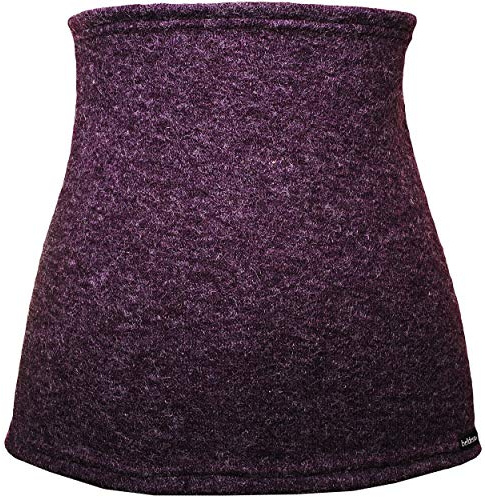 alles-meine.de GmbH Angora & Merino - Wolle - lila/violett - Nierenwärmer/Bauchwärmer/Rückenwärmer - Größe: Damen Frauen M - ideal auch für Blasenentzündung und Hexenschuss..
