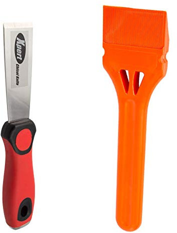 JCP Window Glazing Tool Kit Bundle with JCP Glazing Paddle Shovel and Xpert Chisel (2 Items)