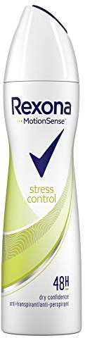 Rexona MotionSense Deo Spray Stress Control Anti-Transpirant mit 48 Stunden Schutz gegen Körpergeruch und Achselnässe 150 ml 3 Stück