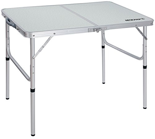REDCAMP 3ft Folding Camping Table, Adjustable Height，2 Heights (39/70)