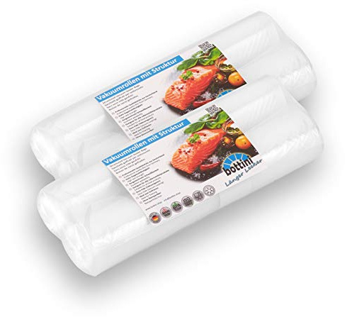 Vakuumrolle goffriert 4 Rolle 25 x 600 cm