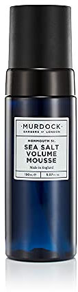 Murdock London Sea Salt Volume Mousse | Thickening Matte Provides Volume and Hold | Vegan | Made in England | 150ml