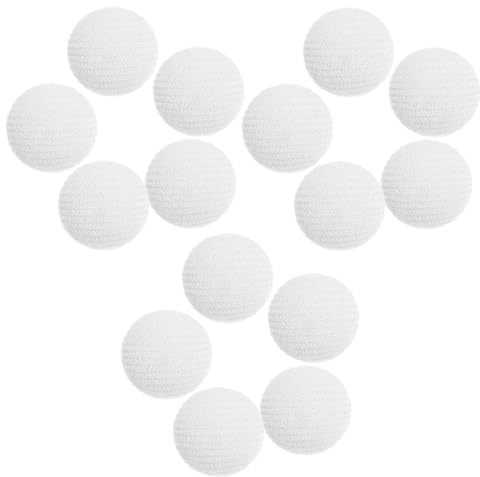 15 Stück Stoff Überzogen Satin Knöpfe mit Metallhaken Kleidung Dekorative Knopf Ersatz für DIY Nähen Und Basteln (10Mm)