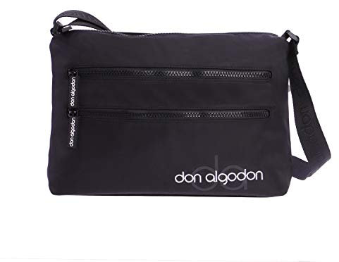 DON ALGODON - Bolso bandolera mujer - Bolso mujer - Bolsos bandolera mujer - Bolsos de mujer con 2 cremalleras exteriores - Zita