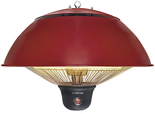 TROTEC Chauffage infrarouge plafond IR 1510 SC | Radiateur électrique suspendu | Chauffage Infrarouge | matériel de montage incl. | Chauffage de terrasse | 1.500 W | IP34 | Convient pour 10 m² max.