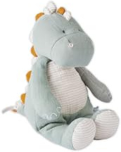 Noukie's Schmusetuch für Kinder - Kleines Plüschtier Stegi - Schmusetuch aus Bio-Baumwolle - Kindgerechte Größe (25 cm)