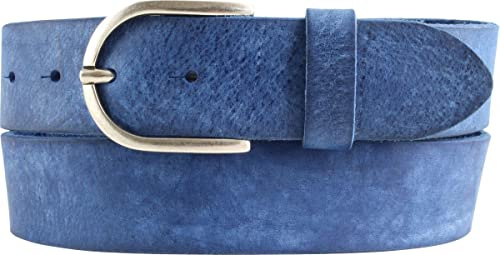 BELTINGER Damen-Gürtel aus weichem Vollrindleder Vintage-Look 4 cm | Jeans-Gürtel für Damen 40mm | Ledergürtel Used-Look