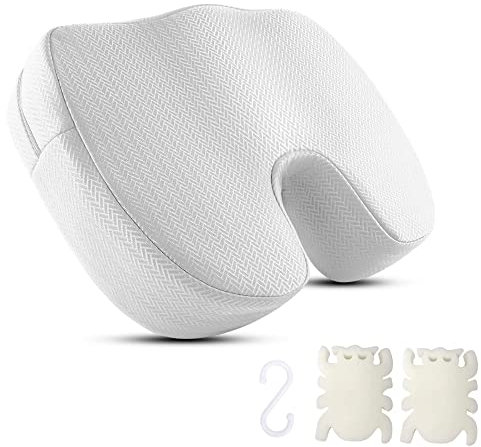 Joe & JoseRin Hot Tub Booster Seat, Non-Slip Weighted Spa Pillow for Adults, Quick Dry Bathtub Cushion for Outdoor Indoor Bath, Bathroom Hot Tub Massage Accessories with Washable 3D Air Mesh Cover