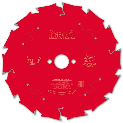 FREUD CHA10976 Portable Circular Saw Blade FREUD-Ø165 2/1.3 AL20 Z14 BA 18° -F03FS09789-FR07C001H