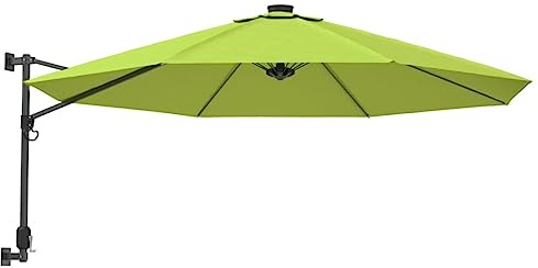 vidaXL Wall-mounted Parasol Umbrella Garden Sun Shade Sun Shelter Umbrella