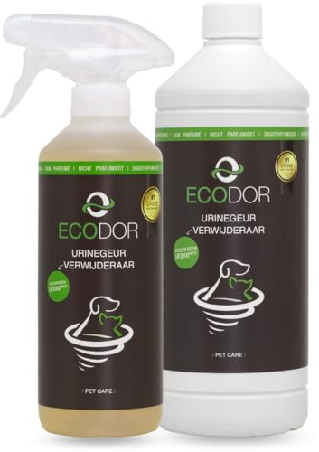 Ecodor UF2000 4Pets Uringeruch Entferner 1500ml | 100% Biologischer Urin-Geruchsentferner für Katzen und Hunde Uringeruch | Parfümfrei, Effektiv für Haustiere | Anwendbar auf Holz, Beton, Textilien