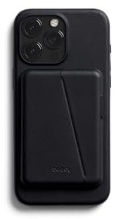 Bellroy Mod Phone Case + Wallet für iPhone 15 Pro Max (schlanke iPhone-Hülle aus Leder, Handy-Geldbörse) - Black