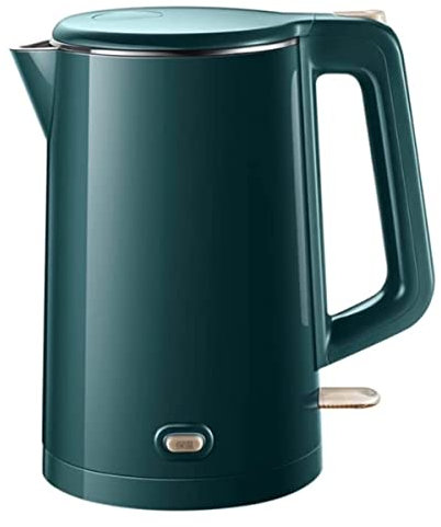 Bouilloire électrique sans fil avec contrôle de la température, 1,5 litre, 1800 W, ébullition rapide, double mode de chauffage, théière, chaudière chauffante isolante, utilisée pour les voyages (cou