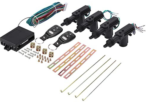 Sunicon Keyless-Entry-System, universelles Autotür-Verriegelungs- und Entriegelungssystem, ferngesteuertes Auto-Fahrzeug-Zentralverriegelungs-Sicherheits-Keyless-Entry-Kit mit und