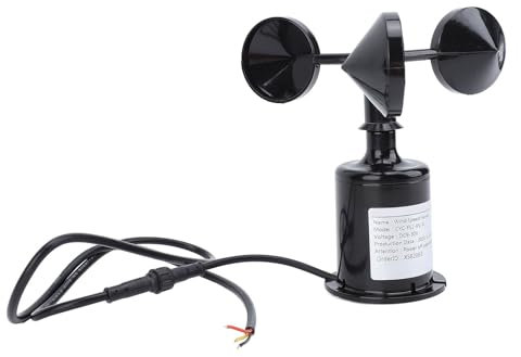 Anemometer mit 0 Bis 5 V Ausgang, 3 Tassen Windgeschwindigkeitssensor, Wasserdichte, Robuste Struktur für Industrie und Landwirtschaft