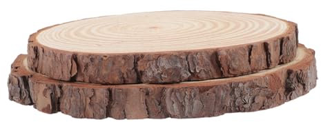 Happyyami 2stücke Holz Garten Trittsteine Outdoor Fußweg Platten Dicke Für Gartendekoration Und Gehwege Robust Und Langlebig Für Rasen Und Gartenwege