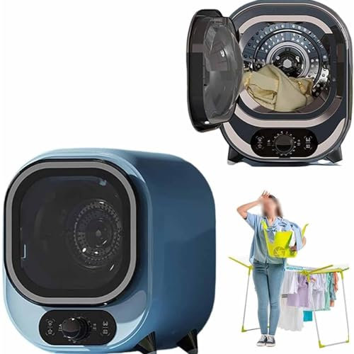Secadora, Mini Secadora Centrifugada, Capacidad De Carga 0,8 Kg Secadora Pequeña, Secadora De Condensador Portátil, Secadora Ventilada De Capacidad De 5 Kg, para Ropa Pequeña,C-220