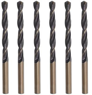 Misuyue 6pcs Metal Drill Bits, 3.2mm HSS Drill Bit Set, Carbide Twist Drill Bit for Metal, Stainless Steel, Aluminum Alloy, Wood