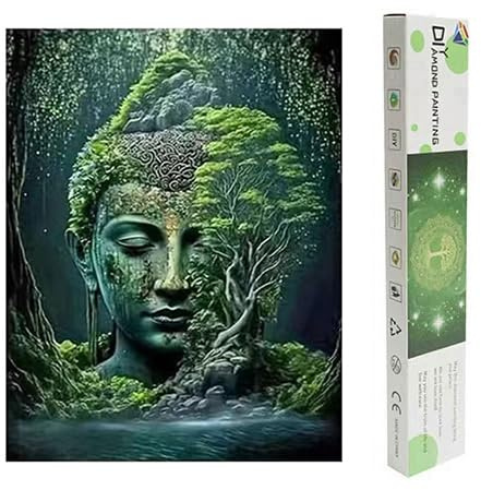 DCIDBEI Large 40 x 50 cm 5D Diamond Painting Tree of Life Buddha Adults