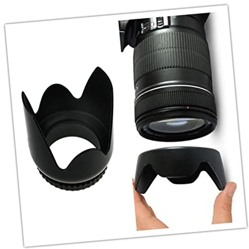 Mikikit Dslr Camera Lens Hood Professional Lens Hood for Outdoor Photography and Reducing Glare