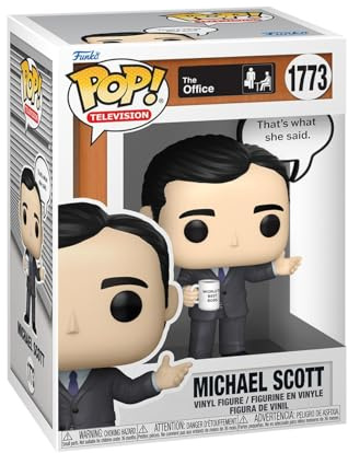 Funko Pop! Sayings: The Office 1- Michael Scott - That's What She Said- Figura de Vinilo Coleccionable - Idea de Regalo - Mercancia Oficial - Juguetes para Niños y Adultos - Comedy Fans