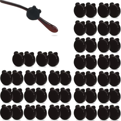 COYUN 25 paia di Supporti per Occhiali in Silicone Antiscivolo per Occhiali Copri Aste Gommini Antiscivolo per Occhiali da Vista per Occhiali Cuscinetti Ferma Occhiali per Le Orecchie Ganci