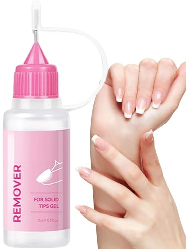 Press On Nagellackentferner - 15ML Kleberlöser Für Aufklebenägel,Gel Entferner Für Frauen Zuhause Und Salon