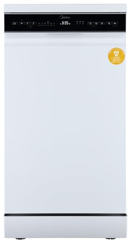 Midea Spülmaschine 45cm Freistehend & Unterbaufähig 10 Maßgedecke Weiß