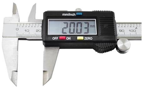 Mikrometer LCD Digital, Rostfritt Stål Elektronisk Digital Vernier Skjutmått 0-150mm Metall Mikrometer Mätverktyg Digital Skjutmått, Skjutmått Mätverktyg (0-200mm)