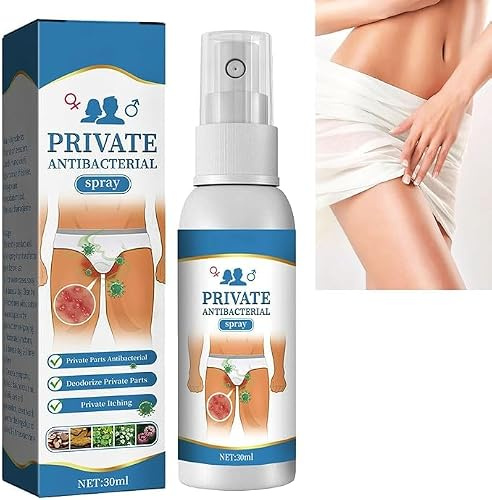 Spray Soulage Rapidement Les Démangeaisons，Spray Anti-Démangeaisons Pour Homme，SprayE Antibactérienne Privée, Hommes Crème Anti-démangeaisons pour Parties Intimes，30ml