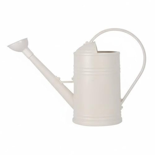 Qianly Annaffiatoio a Becco Allungato, Innaffiatoio Plastica Ispessito | Beccuccio Lungo Grande Capacità, Innaffiatoio da Giardino, Bianco, 2L