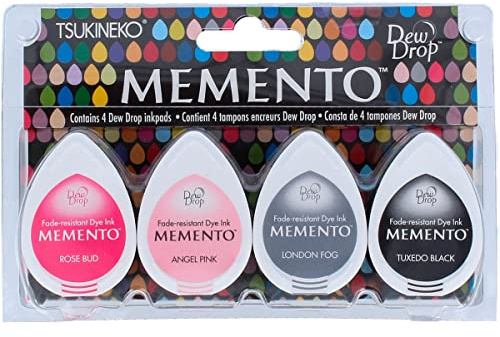 Imagine Crafts Memento Dew Drop Dye Bläckkuddar 4 kg Flicka Utekväll