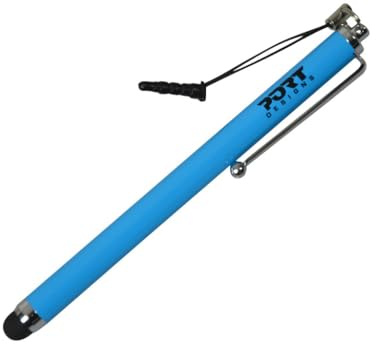Port Connect Stylet pour Tablette Tactile pc ou Smartphone Stylus Bleu