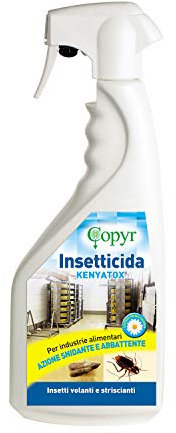 COPYR | Kenyatox I.A.: Insetticidi Pronti all'uso contro insetti volanti, mosche, zanzare, lepidotteri, insetti striscianti - flac. con trig 1 LT