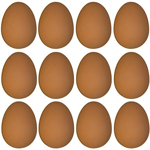 Spassprofi 12 x springendes Ei Scherzartikel GummiEier für Eierlaufen Partyspiele Springende Eier Gag