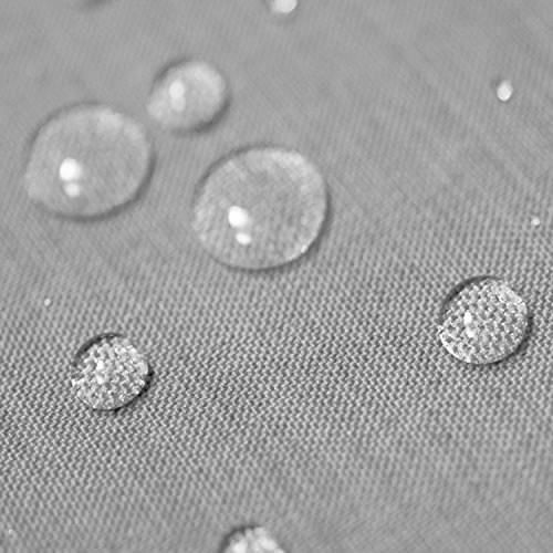 amp-artshop Gartentischdecke Lotus Effekt Eckig 110x180 cm Hellgrau BZW. Hellgrau - Farbe, Form & Größe wählbar mit Fleckschutz - (LE_E110x180HGrau)