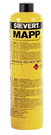 Sievert Mapp 870601 - Cartuccia a gas per bruciatore a ciclone PowerJet 222183, 788 ml