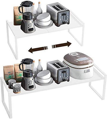 Taotigzu Estantería de Cocina Extensible y Apilable de Metal
