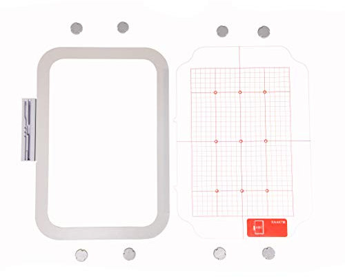 Jumbo Metall/Magnetrahmen für Brother/Babylock Stickmaschine, 20,3 x 30,5 cm (8 x 12 Zoll) (SA447) Quattro 6000D, 6700D, 6750D, XV8500D, XV8550D Dream Machine Babylock Ellisimo